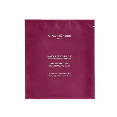 CINQ MONDES Masque Biocellulose Défroissage Express Single 15 ml